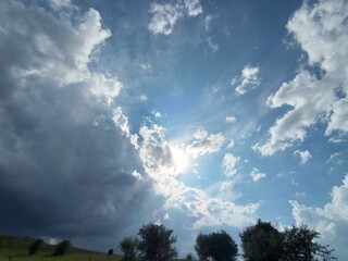 Obraz premium sun, clouds, nature