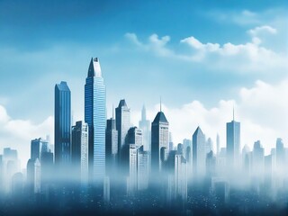 Fototapeta premium modern city skyline