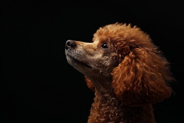 Mystic portrait of Poodle, 