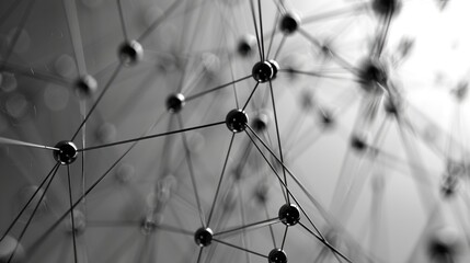 Within a realm of simplicity, the intricate lines of a network icon tell the story of modern communication.