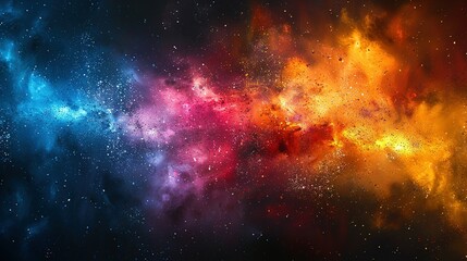 Abstract Dance of Hues