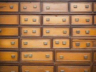 Fototapeta premium old wooden cabinet