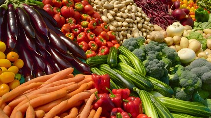 raw vegetable ingredients for meal preparation in honor of national vegetarian week