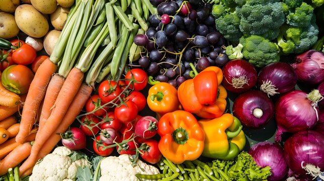 raw vegetable ingredients for meal preparation in honor of national vegetarian week