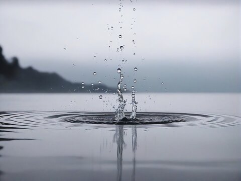 water drop splash