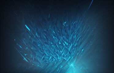Obraz premium Blue abstract background with blue glowing diagonal rounded lines. Modern shiny geometric pattern of lines. Suitable for ads. Very realistic, 8k quality, hyper realistic, ultra realism