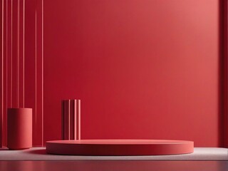 red chair in the room