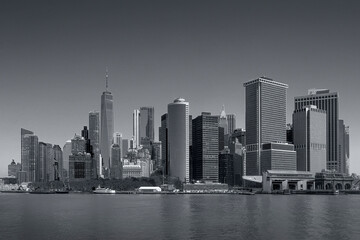 Fototapeta premium panorama of skyscrapers in new york