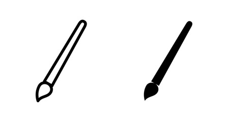 Paint icon vector isolated on white background. Paint brush vector icon. Paint roller icon