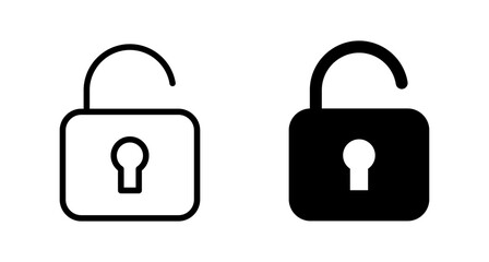 Lock icon vector isolated on white background. Encryption icon. Security symbol. Secure. Private