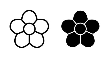 Flower icon vector isolated on white background. flower vector. flower symbols