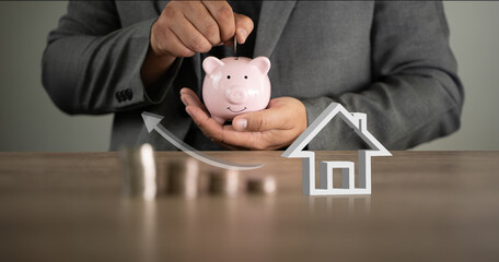 Savings accounts for real estate investments are made in order to purchase a home in the real...