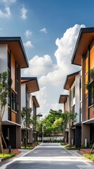 Vibrant Low-Cost Townhouse Community in the Heart of Bangna,Thailand