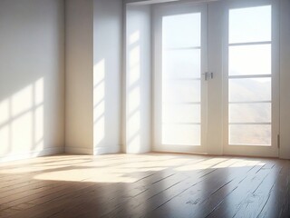 Obraz premium empty room with window