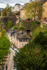 A walk along the corniche in Luxembourg City