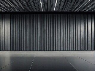 empty room with wall