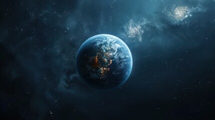 Stunning Space View of a Beautiful Planet