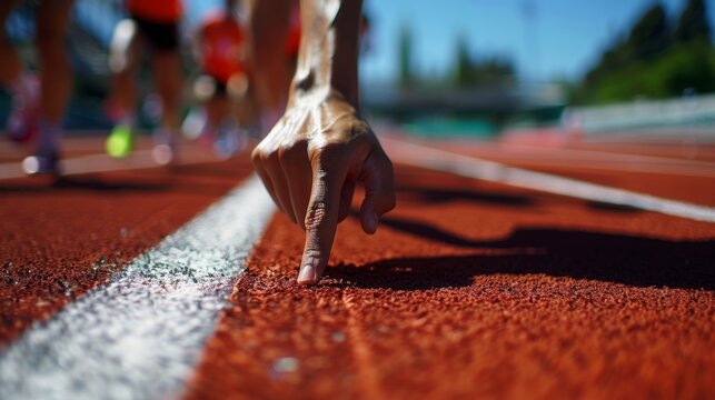 The baton is carefully examined and calibrated between each runner representing the precision and accuracy needed in neutron moderation.