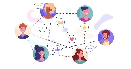 Global network animated graphics