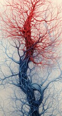 abstract vascular system