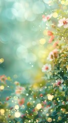 Obraz premium Blurred Symphony: Captivating Close-Up of a Flower Amidst a Softened Background.