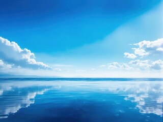 blue sky and sea