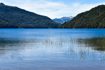 lake in the mountains of bariloche