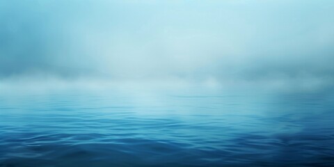 Fototapeta premium Coastal Dreams: A Boundless Blue Ocean Framed by a Beautiful Cloudy Sky.