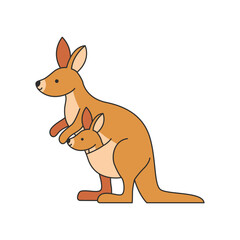 Cute Kangaroo illustration