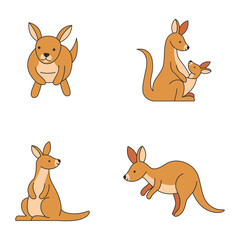 Cute Kangaroo illustration