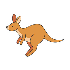 Cute Kangaroo illustration