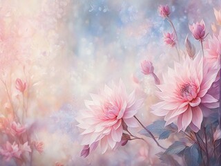 pink flowers background