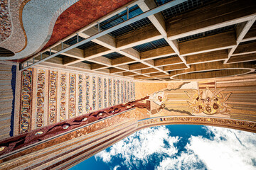 Basilica of the National shrine of our lady of Aparecida. A religious destination in Brazil.