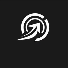 Fototapeta premium Uptrend Arrow Logo Design