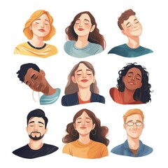 A group of people with different hair colors