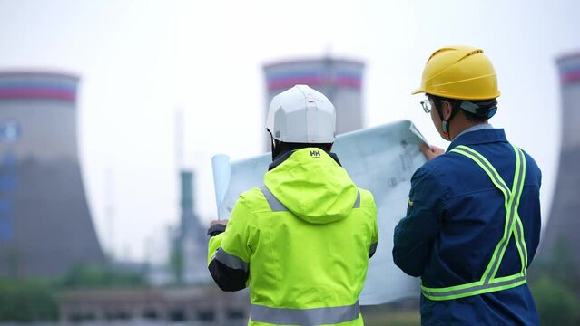 person working in construction site