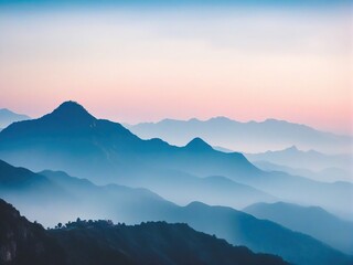 Fototapeta premium mountains in the morning