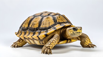 Obraz premium Pensive tortoise in a thoughtful pose,