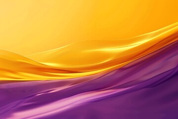Purple yellow orange minimalist fluid background.
