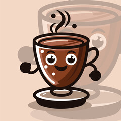 mascot logo coffee illustration 10