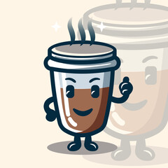 mascot logo coffee illustration 12