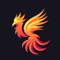 phoenix simple logo solid flat color