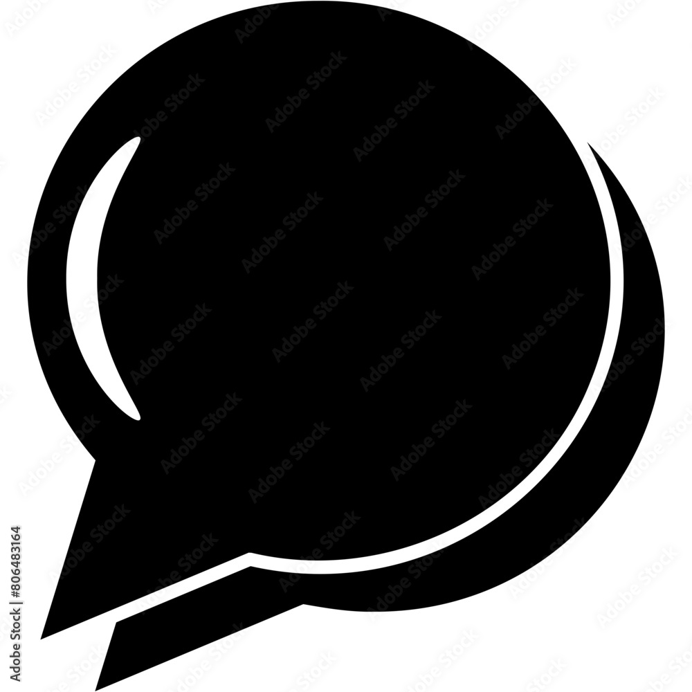 Wall mural Speech Bubble Icon