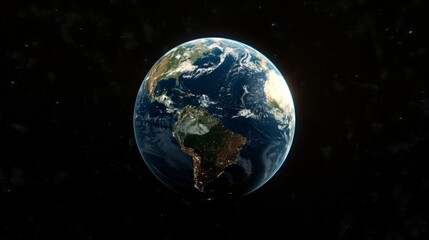 Fototapeta premium rendering of planet earth generative ai