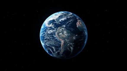 rendering of planet earth generative ai