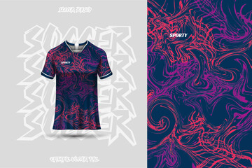 Football jersey design template, suitable for jersey design, background, poster.