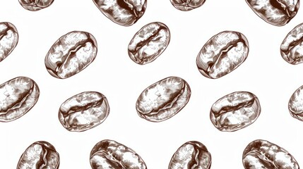 coffee bean drawing generative ai