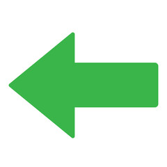 arrow left icon design illsutartion.