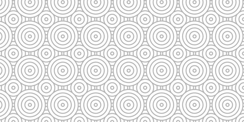 Overlapping Pattern Minimal diamond geometric waves spiral and abstract circle wave line. White and gray creative seamless tile stripe geometric create retro square line backdrop pattern background.