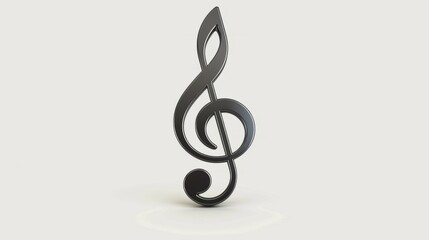 Obraz premium musical note generative ai